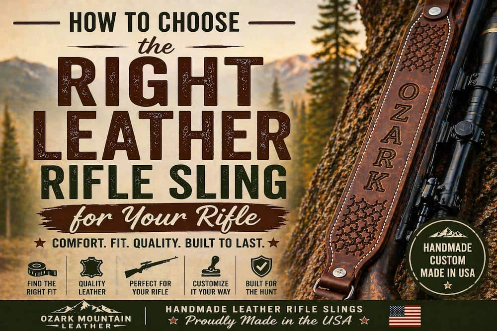 How to Choose the Right Leather Rifle Sling for Your Rifle | Custom Guide