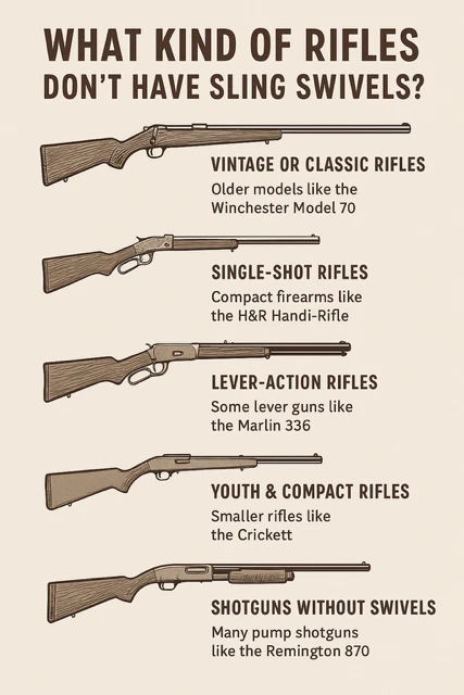 What Kind of Rifles Do Not Have Sling Swivels?