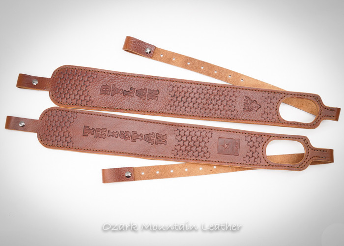 Ozark Mountain Leather® specializing in custom leather rifle slings and shotgun slings These