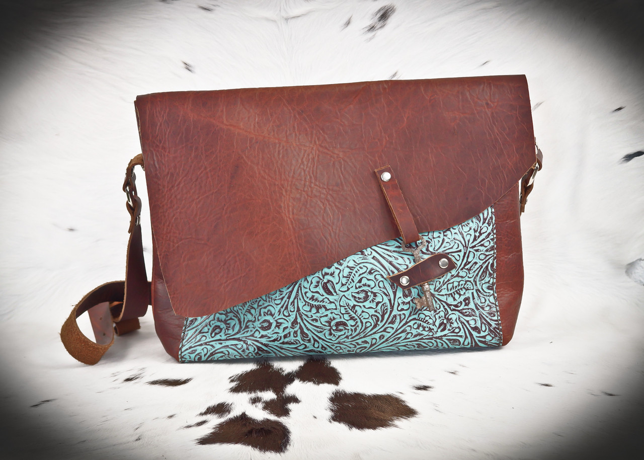 TORO★ｳﾞｨﾝﾃｰｼﾞﾚｻﾞｰbag CUELLO DE TORO MESSENGER BAG - BROWN RUST | Lastwolf