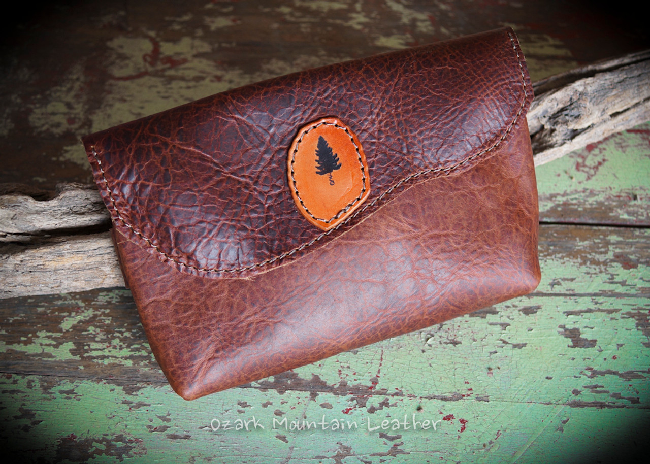 Women's Leather Pouch Clutch