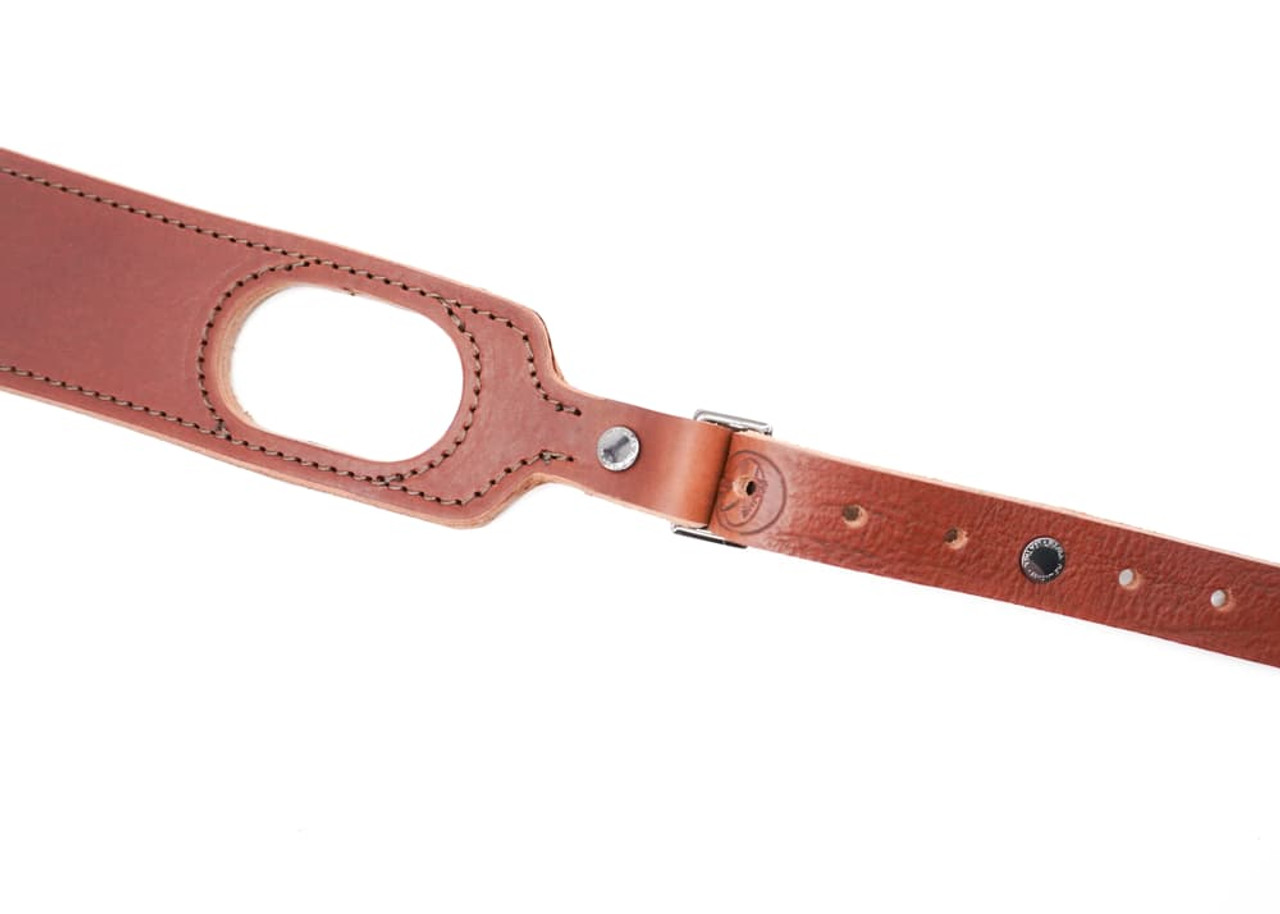 LEATHER THUMB HOLE RIFLE SLING - Hand Tooled – Hellhound Leather Co