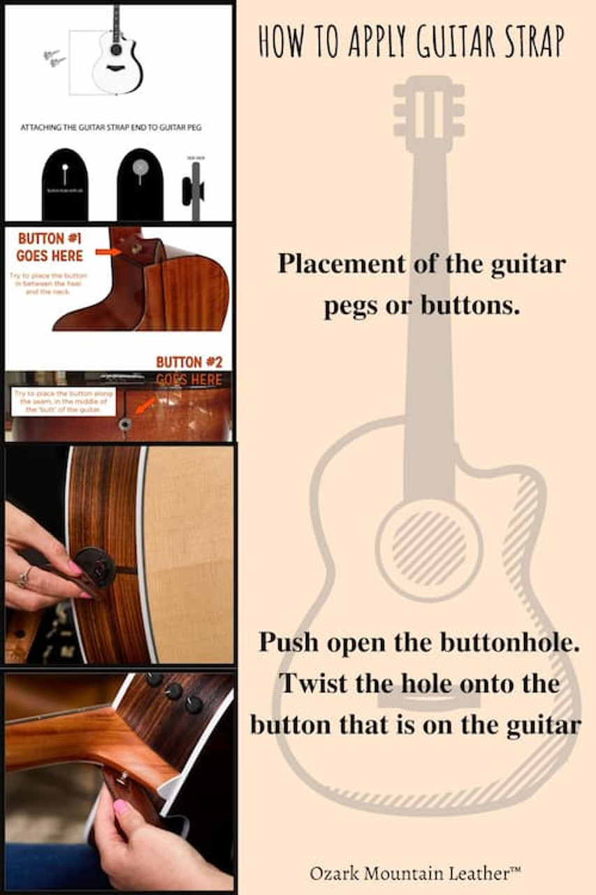 How do I attach a guitar strap? This is how it works. – Steyner Straps