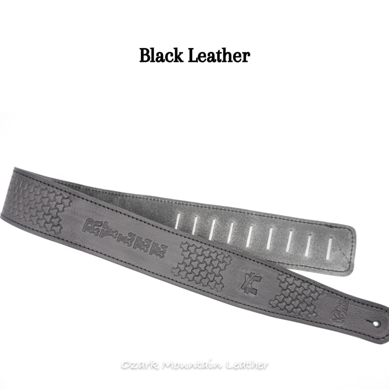Custom leather guitar strap, hand tooled, handmade in USA - Ozark Mountain  Leather™
