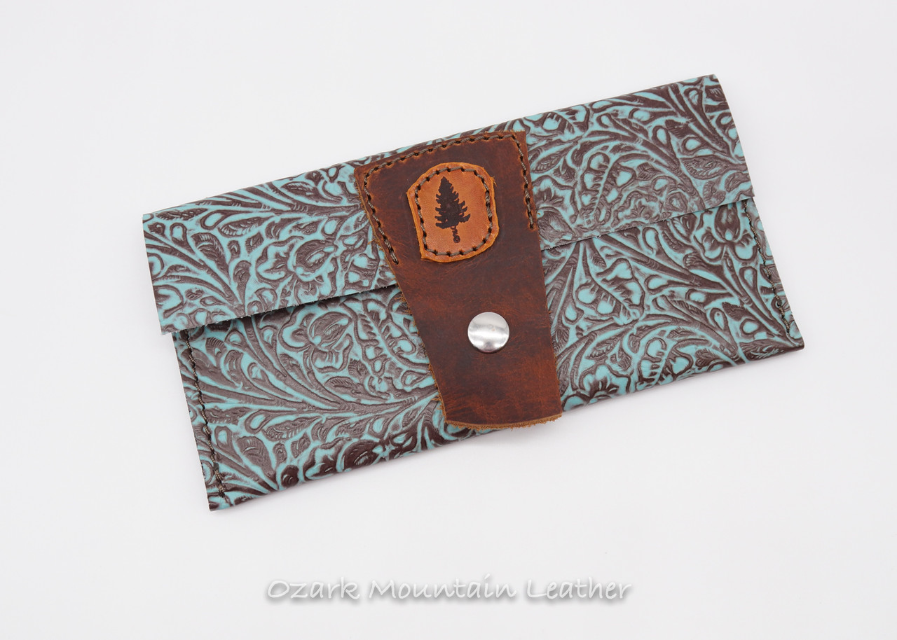 新品　Carving Turquoise Wallet 本革 財布 店頭品　格安 新品 Carving Turquoise Wallet 本革 財布 店頭品 格安