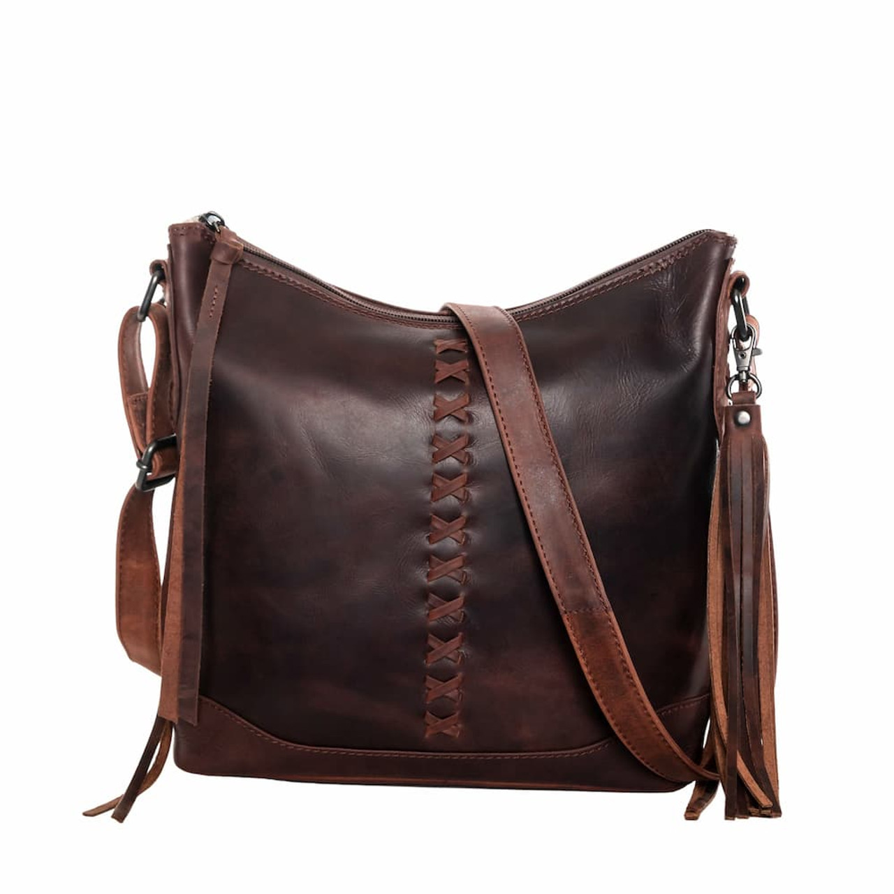 Crossbody Bag in Mountain Leather, Leather Crossbody Bags
