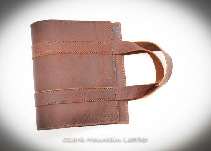 Custom Handmade Bison Leather Bible Cover, Book Cover, and Journal