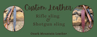 Custom Leather Rifle Slings and Custom Leather Shotgun Slings