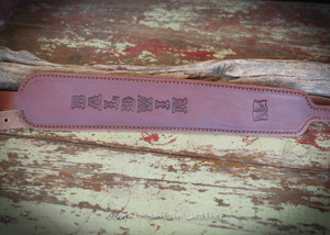 Custom Leather rifle and shot gun slings