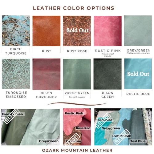 Custom leather Bible covers made to order.  Custom size and color.  Made to fit your Bible or book just for you. Personalized with name or initials. Green leather, blue leather, pink leather, many colors to choose from.