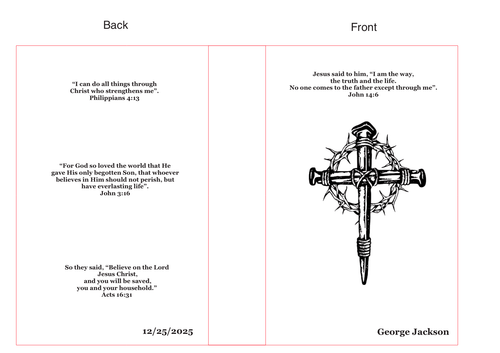 Custom leather Bible cover for George made out of Bison leather laser engraved with a cross.