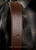 Hand tooled custom leather rifle sling with name or initials in brown. Personalized with name or initials leather rifle sling makes a great gift.