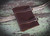 Bison leather Bible or book cover with double straps by Ozark Mountain Leather.