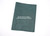Close-up of genuine leather grain and texture green color