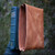Custom bible cover sleeve bison leather handmade