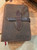 Custom leather Bible or book cover made to order with laser engraved personalization. Bison leather book or bible cover. Personalized leather gift. WEdding gift for bride and groom. third anniversary.