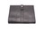 Custom black leather Bible cover handcrafted from American bison leather with a rugged full-grain finish.
