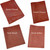 Rust Colored Bible Cover with name or initials laser engraved if needed. Many thread colors to choose from.