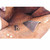 Brown Bison Leather Everyday Carry Possibles Bag for blackpowder hunting