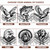 Wildlife engraving options for custom leather rifle slings featuring outdoor animal designs