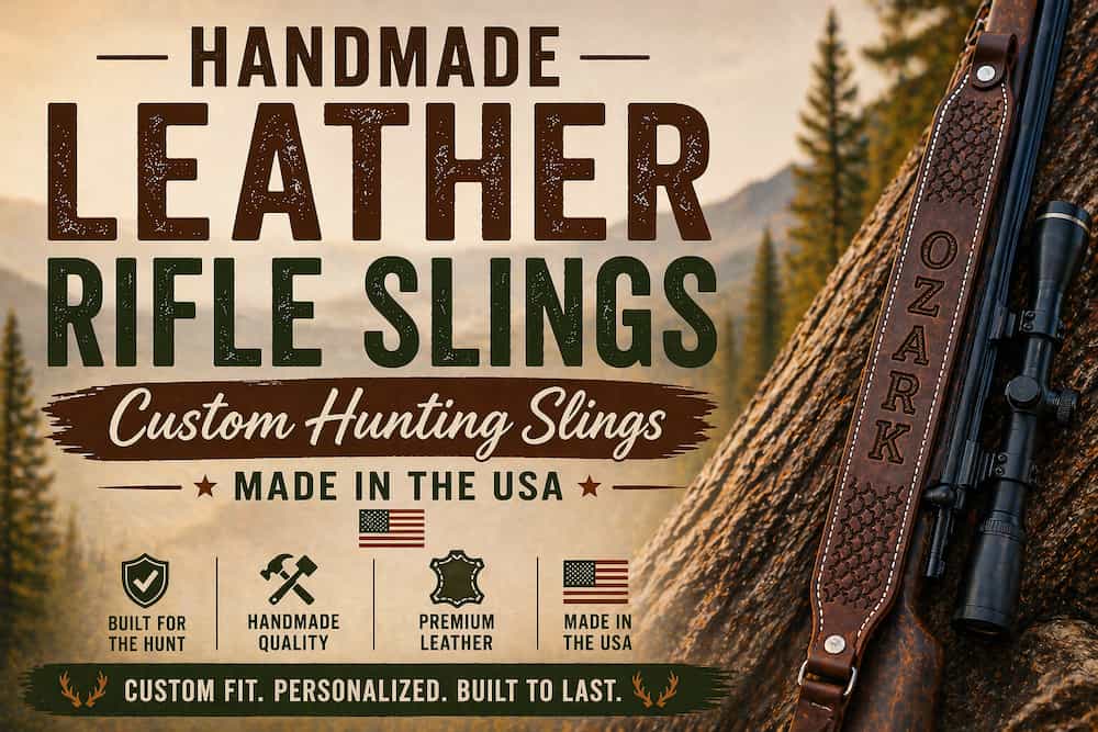 Handmade Leather Rifle Slings | Custom Hunting Slings Made in USA ...