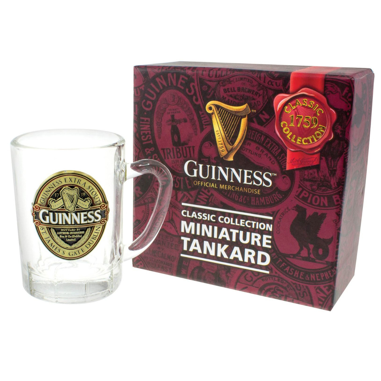 Guinness Ruby Red Collection Mini Tankard Color Filled 0794