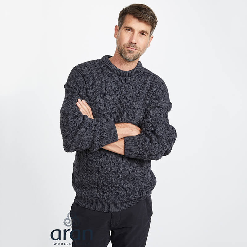 Merino Wool Zig Zag Sweater | ExclusivelyIrish.com