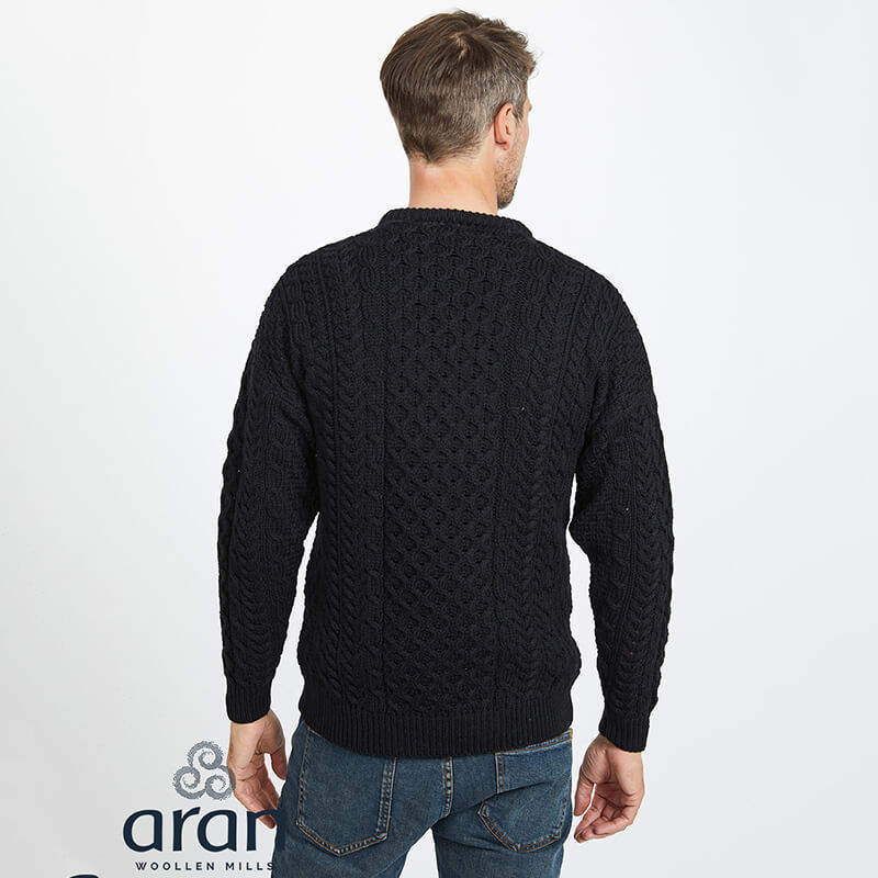 Merino Wool Zig Zag Sweater | ExclusivelyIrish.com