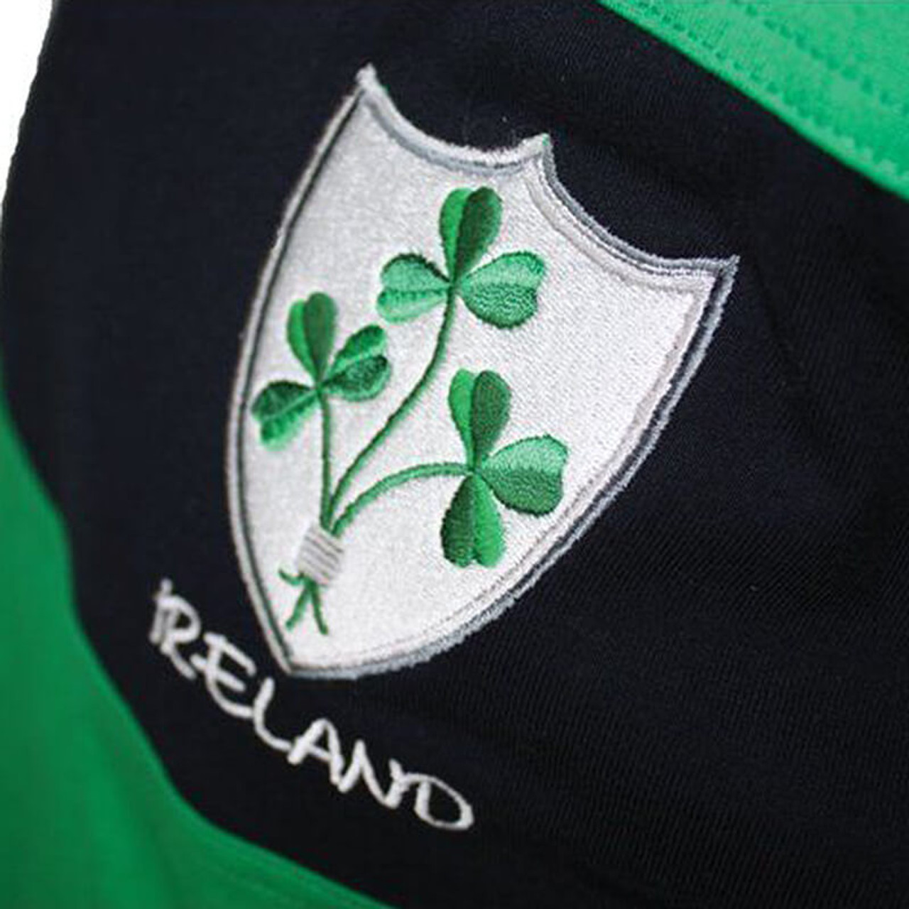 Rugby Shamrock Cotton Longsleeve Striped Shirt