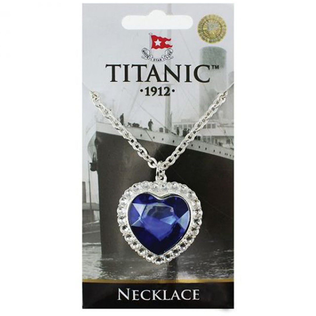 Amazon.com: Titanic Heart of the Ocean Necklace with Soft Pouch - High  Quality : Handmade Products