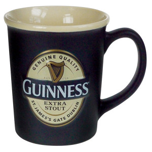 Guinness Embossed Label Mug ExclusivelyIrish.com Guinness Embossed Label Mug ExclusivelyIrish.com
