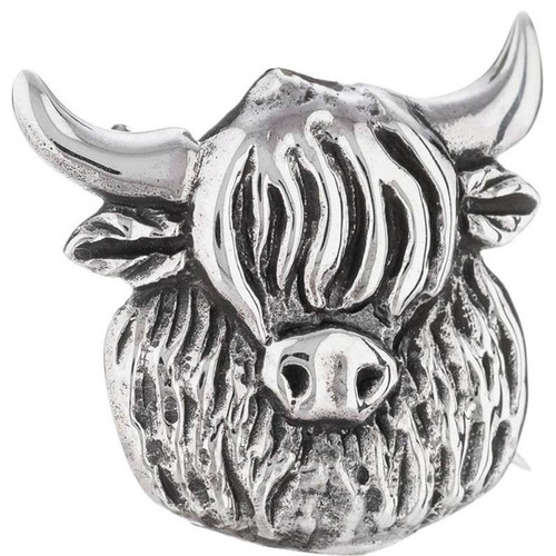 Highland Cow Designed Pin Brooch Shop On Scottishwebsore.com
