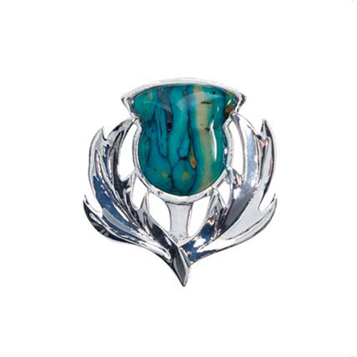 Scottish-Heathergem-Brora-Thistle-Brooch-Shop-Online-On-Scottishwebstore.com
