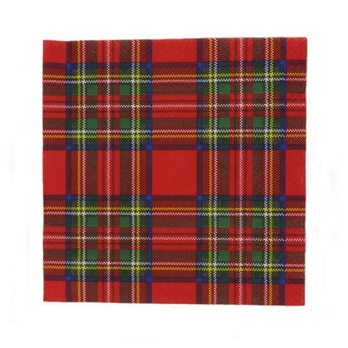 GA-AP2120 Royal Stewart Tartan Napkins Set of 20 Scottishwebstore.com