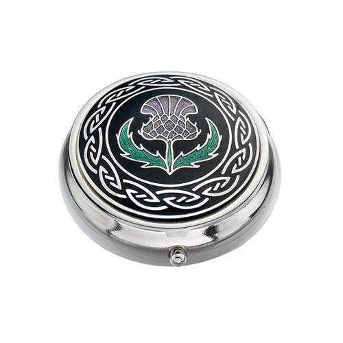 SG-8896 Thistle Designed Small Pill Box Scottishwebstore.com