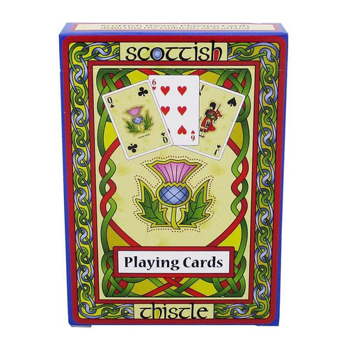 CL-73-59 Classic Scottish Thistle Playing Cards Deck Scottishwebstore.com