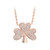 Rose Gold Plated Shamrock Pendant ExclusivelyIrish.com Rose Gold Plated Shamrock Pendant ExclusivelyIrish.com