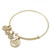 Antique Gold Plate Trinity Charm Bangle ExclusivelyIrish.com Antique Gold Plate Trinity Charm Bangle ExclusivelyIrish.com