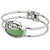 Rhodium Book Green Cat Eye Bangle ExclusivelyIrish.com Rhodium Book Green Cat Eye Bangle ExclusivelyIrish.com