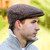 77B2-412G Men's Irish Brown Tweed Flat Cap Handknit in Ireland ExclusivelyIrish.com