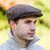 77B2-412G Men's Irish Brown Tweed Flat Cap Handknit in Ireland ExclusivelyIrish.com