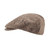 77B2-C001YM Herringbone Irish Wool Flat Cap for Men - Brown Herringbone ExclusivelyIrish.com