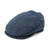 77B2-D8-1 Men's Irish Tweed Cap Made of Wool- Blue Salt and Pepper ExclusivelyIrish.com