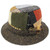 831-Patch Irish Tweed Walking Hat with Patchwork Pattern Made in Ireland ExclusivelyIrish.com