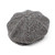 95B2-513B Irish Eight Piece Cap Tweed in Grey Herringbone Pattern for Men ExclusivelyIrish.com
