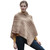 A200 077 Wicker Cable Aran Poncho With Button Detail Studio Front View ExclusivelyIrish.com A200 077 Wicker Cable Aran Poncho With Button Detail Studio Front View ExclusivelyIrish.com