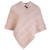 A200 077 Wicker Cable Aran Poncho With Button Detail Studio Front View ExclusivelyIrish.com A200 077 Wicker Cable Aran Poncho With Button Detail Studio Front View ExclusivelyIrish.com