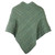 A200 403 Connemara Green Cable Aran Poncho With Button Detail Studio Back View ExclusivelyIrish.com A200 403 Connemara Green Cable Aran Poncho With Button Detail Studio Back View ExclusivelyIrish.com