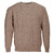 A825 033 Wicker Mens Traditional Irish Aran Sweater Studio Front View ExclusivelyIrish.com