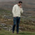 A825 001 Classic Aran Mens Traditional Irish Aran Sweater Lifestyle Front View ExclusivelyIrish.com